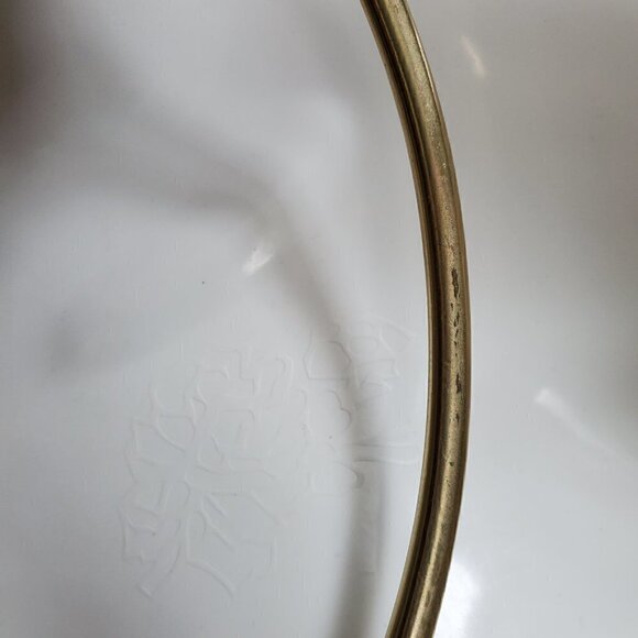 Gold/Pearl Choker Necklace. - Picture 6 of 9